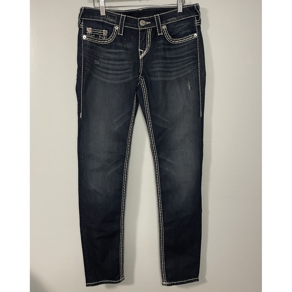 True Religion Skinny Jeans Women's Size 29x30 Dark Wash